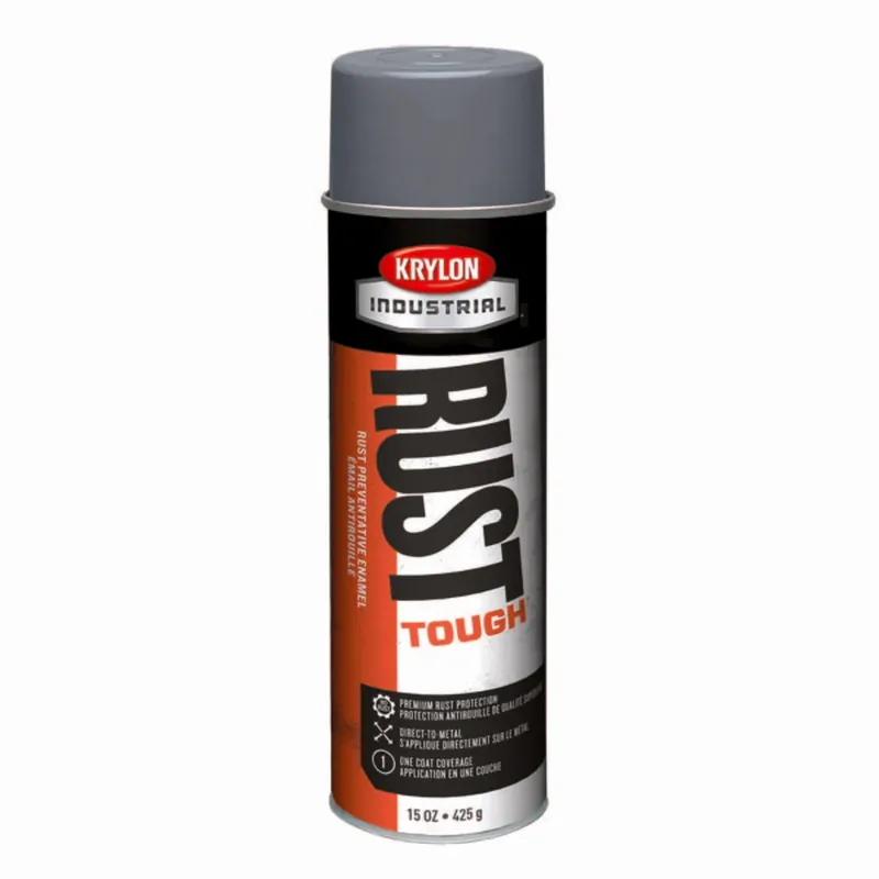 Certified Krylon Industrial K00879007 Rust Tough Acrylic Alkyd Enamel - Aerosol - Dk Machine Gray (ASA49)