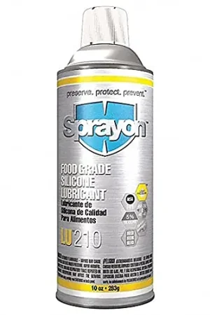 Sprayon SC0210000 LU210 Food Grade Silicone Lubricant 10 oz Aerosol Can While Supplies Last