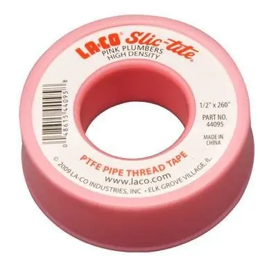 Super Sale La-Co 44095 Slic-tite PTFE Thread Tape 1/2 x 260 Roll Replacement MPN