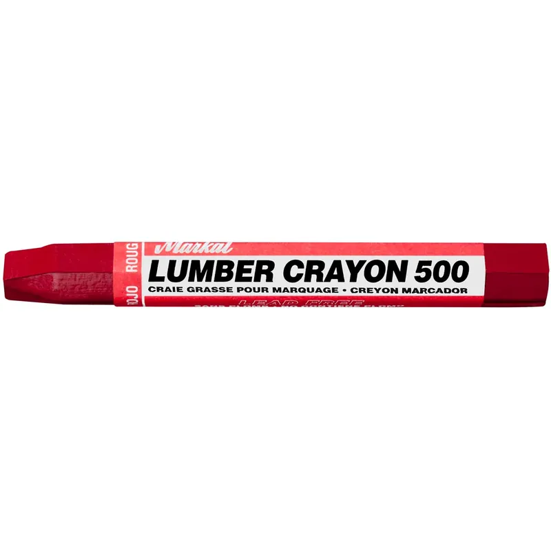 New Release Markal 080322 Lumber Crayon 500 - Red
