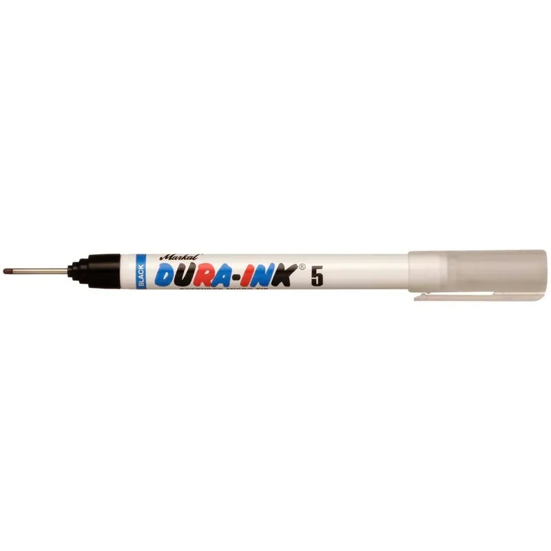 New Release Markal 096520 DURA -INK 5 Permant Ink Marker - Black