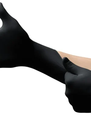 Microflex MK-296-M MidKnight Disposable Nitrile Gloves Medium Black Case of 1000 Reduced Price