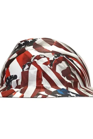 MSA 10204780 Hydro Dip V-Gard Full-Brim Hard Hat Fas-Trac III Ratchet Suspension Bargain