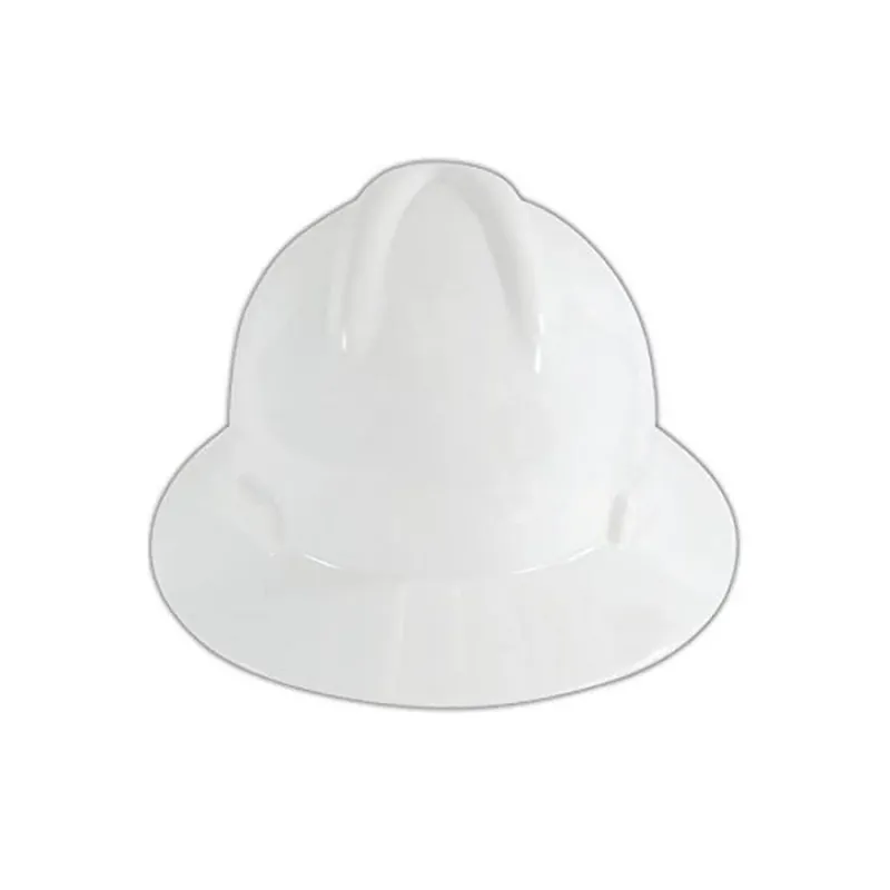 MSA 475369 V-Gard Slotted Protective Hard Hat with Fas-Trac Suspension White Standard Markdown
