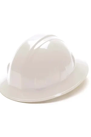 Affordable Pyramex HP24110 White -Full Brim 4 Pt Ratchet Suspension