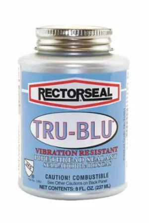 Holiday Sale RectorSeal 31551 Tru-Blu Pipe Thread Sealant, 8 oz Can, Lead-Free