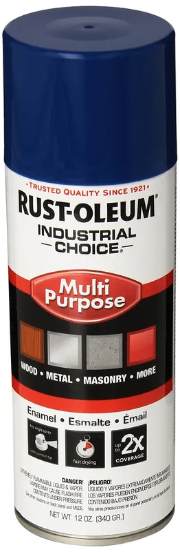 Limited Time Rust-Oleum 1624830 Spray Paint 12 oz OSHA Safety Blue 6 Pack