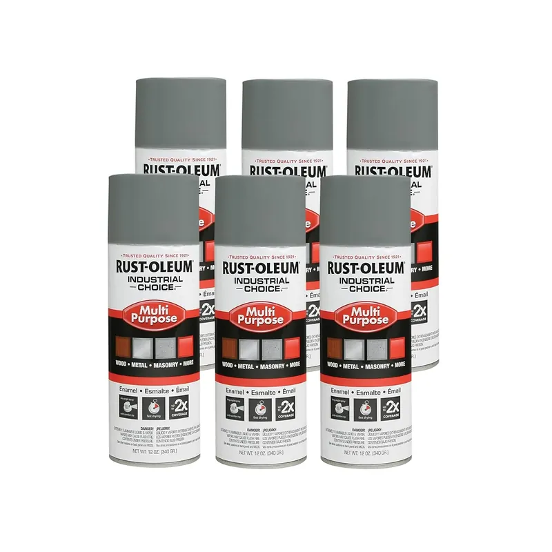 Time-Limited Rust-Oleum 1688830 Multi-Purpose Spray Paint 12 oz 6 Pack