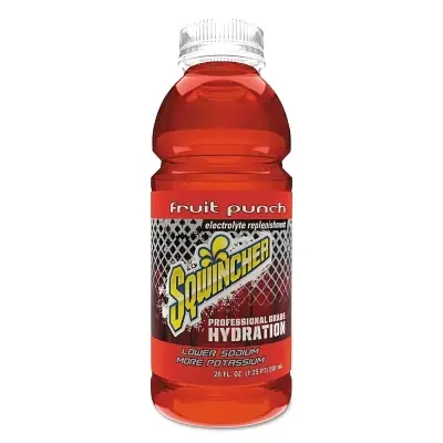 Special Offer Sqwincher 159030535 Ready-To-Drink 20 oz Wide-Mouth Bottle Fruit Punch