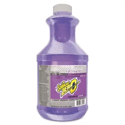 Super Sale Sqwincher 159050103 ZERO Liquid Concentrate 64 oz Yields 5 Gal Bottle Grape