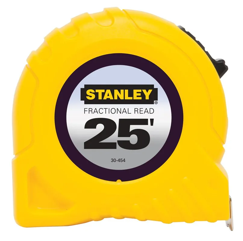 Stanley 30-454 Tape Rule 1 inch x 25 feet Inch/Fraction Luxury