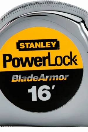 Best Choice Stanley 33-516 STANLEY POWERLOCK TAPE RULE W/ BLADEARMOR COATING 1" X 16'