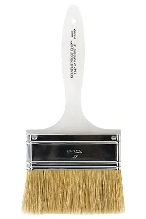 Holiday Sale Wooster 1147-4 Chip Paint Brush 4 Inch White China Bristle Plastic Handle