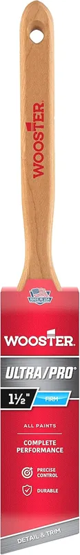 Wooster 4174-1 1/2 Ultra/Pro Firm Lindbeck Angle Sash Paintbrush, 1-1/2 Inch Next Day Delivery