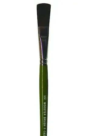 Wooster F1625-1/2 1/2 Artist Paint Brush, Ox Hair Bristle, Wood Handle Limited Time