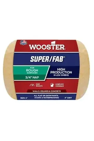 Affordable Wooster R241-4 4 Paint Roller Cover 3/4 Nap Knit Fabric