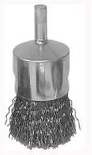Fan Favorite Weiler 36048 Wire Brush Crimped Solid End 20000 RPM Coarse 1/4 Arbor 1 Inch