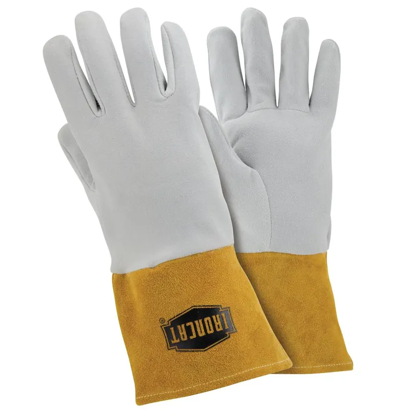 Genuine West Chester 6130/L Deerskin split leather TIG welding glove - straight thumb - 4" cuff - Kevlar sewn