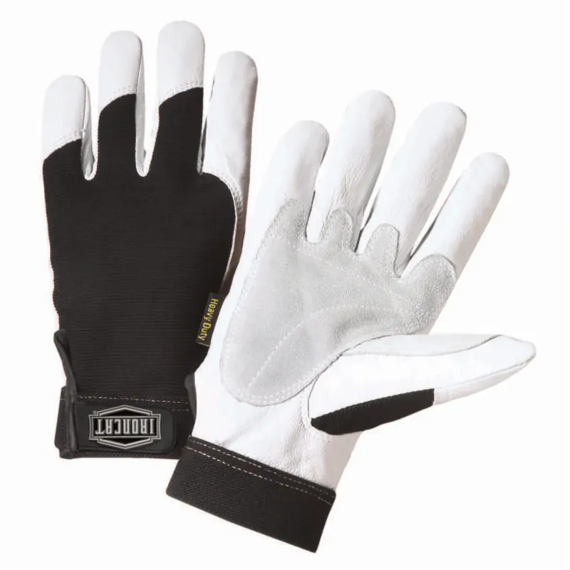 Luxury West Chester 86550/L Grain goat with spandex back and split reinforced palm and thumb. Hook and loop elastic wrist with logo TPR closure