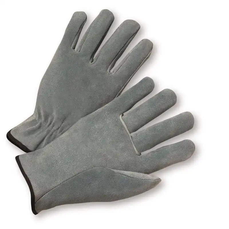 West Chester 980/XL Standard Split Cowhide Driver Gloves Gray X-Large Work Wear Gloves Free Returns
