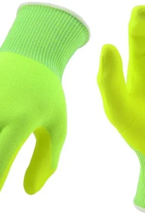 West Chester HVY715YNF/XL Hi-Vis Yellow 15 Gauge Nylon Shell with Hi-Vis Yellow Micro Foam Nitrile Coated Palm Order Now