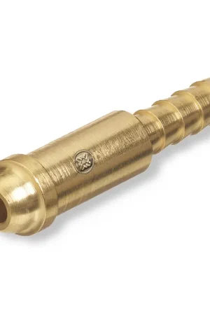 Western Enterprises AW-17 INERT ARC NIPPLES - B -SIZE 5/8" -18 UNF - 1/4" ID HOSE - 2 7/32" LONG - BRASS Hassle-Free Returns