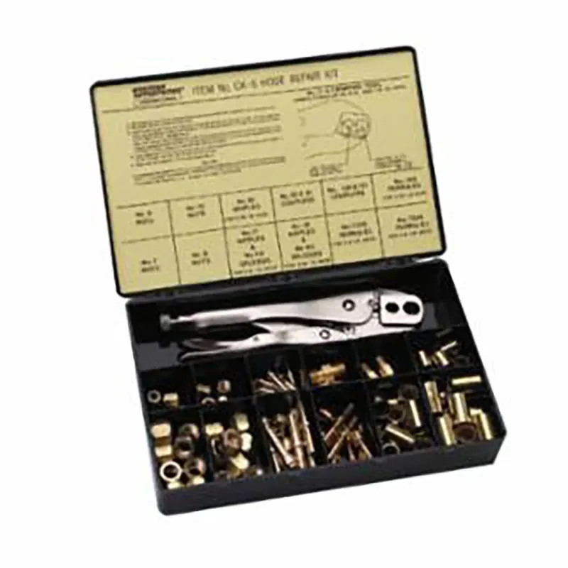 Direct From Factory Western Enterprises CK-5 HOSE REPAIR KIT WITH HAND -GRIP TOOL (C -5) FOR 3/16" & 1/4" ID HOSE - A -SIZE 3/8" -24 UNF & B -SIZE 9/16" -18 UNF - RH & LH FITTINGS