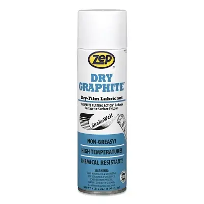 Next Day Delivery Zep 16401 Dry Graphite Dry-Film Graphite Lubricant 18 oz Aerosol Can