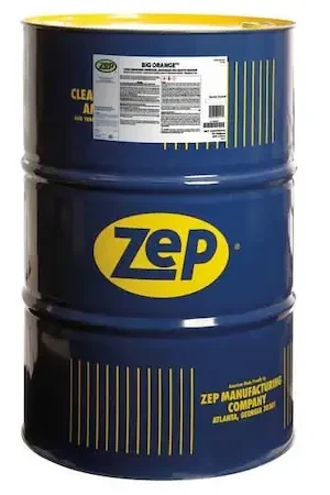 Zep 41585 BIG ORANGE Liquid Citrus Solvent Degreaser 55 gal Drum While Supplies Last