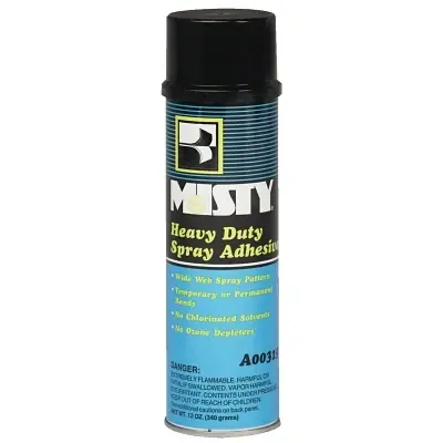 Misty 1002035 Heavy-Duty Adhesive Spray 12 oz Aerosol Can Budget
