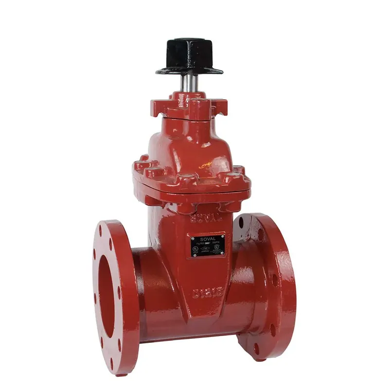 Big Sale Soval 802-040F 4" Ductile Iron UL/FM Flanged NRS Gate Valve