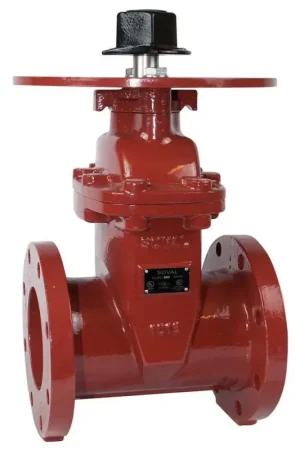 Fast Shipping Soval 802IP-120 12" Ductile Iron UL/FM, Flanged Post Indicator Valve