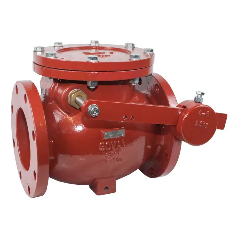 Soval 826-120 12" Ductile Iron Swing Check Valve w/ Lever and Weight Flanged Ends Super Sale