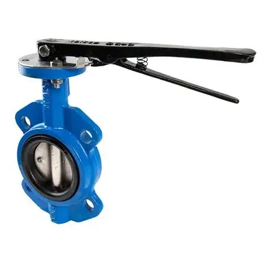 Sale Soval 840-100 10" Cast Iron Wafer Style Butterfly Valve - Ductile Disc