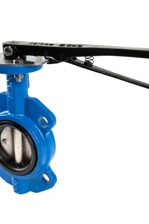 Soval 840-120 12" Cast Iron Wafer Style Butterfly Valve - Ductile Disc Fan Favorite