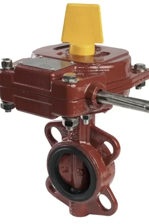 Low Price Soval 848-020 2" Ductile Iron UL/FM Wafer Style Butterfly Valve w/ Tamper Switch