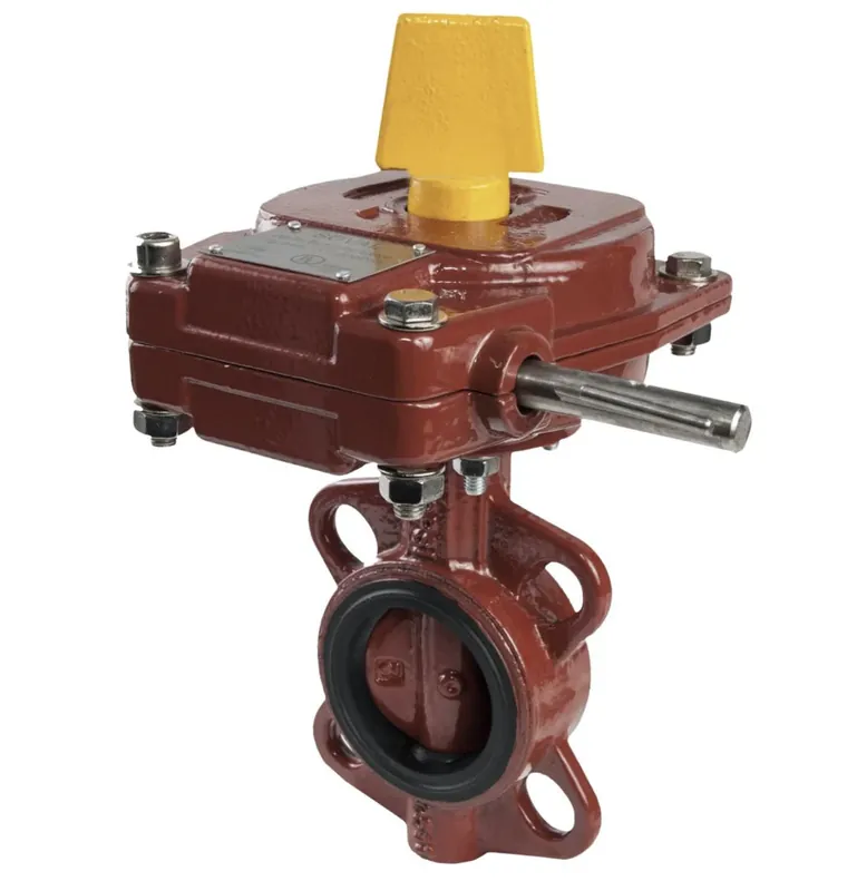 Soval 848-060 6" Ductile Iron UL/FM Wafer Style Butterfly Valve w/ Tamper Switch One Day Deal