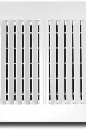 TruAire 410SRT 102M 10X04 2-Way Supply 10-Inch x 4-Inch Sidewall or Ceiling Register Grille, White Buy Direct