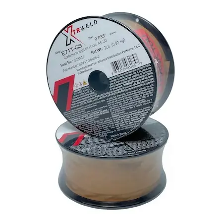 Professional Grade Xtrweld SP71TGS035-2 E71T-GS Filler Metal 2 Lb Spool Carbon Steel 0.035 Dia