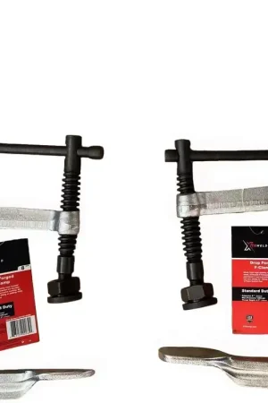 XTRweld TCFF122400HD 12 in Clamp F 2400 PSI 3-P S-Pad Steel Chrome Budget