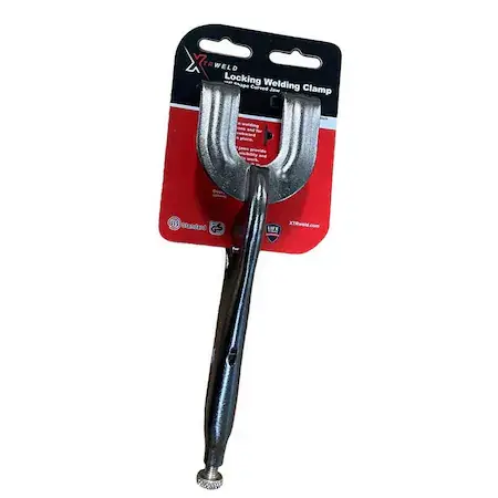 While Supplies Last Xtrweld TPLU10 10in Clamp U Shaped Steel Black Nickel Chrome
