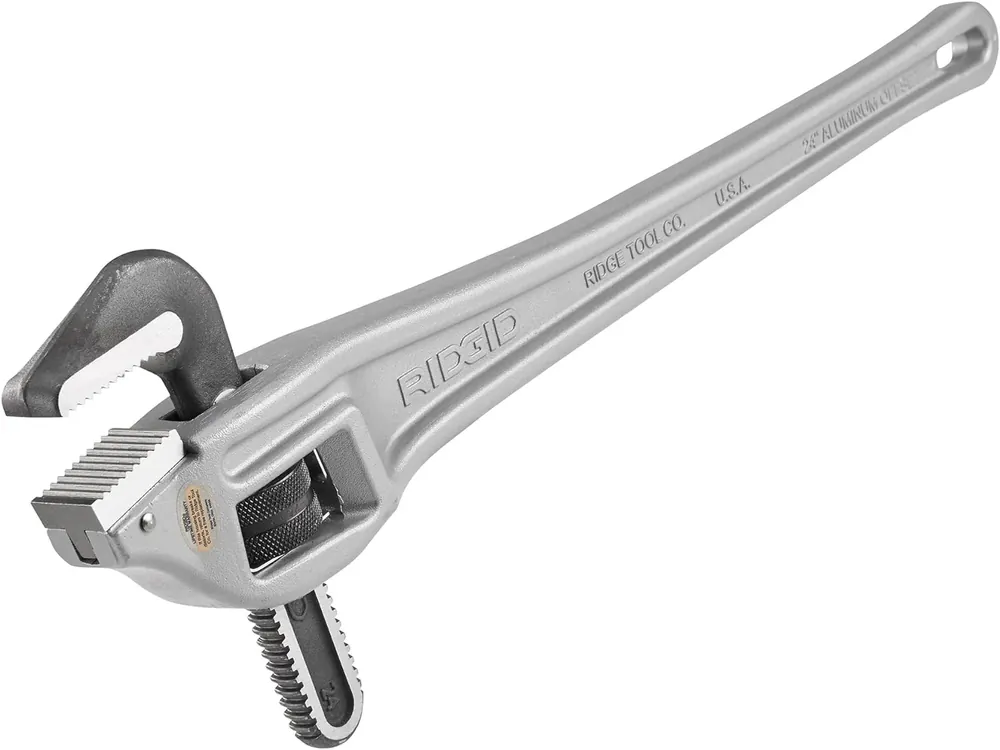 Trending Ridgid 31130 Model 24 Aluminum Offset Pipe Wrench 24-inch Plumbing Tool