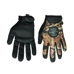 Klein 40210 Journeyman Camouflage Gloves X-Large Next Day Delivery