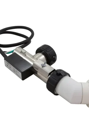Hydroquip 48-9124-AP-K Heater Assembly 3.6kW 240V 9 L Shape with Psi Tap and Cord Weekend Sale