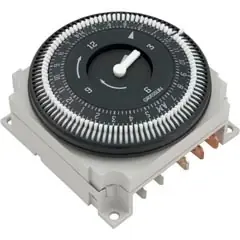 Authentic Grasslin Controls Corp. FM/1STUZ-24V Timer, , SPDT, Panel Mount, 24v, 20A, 24hr
