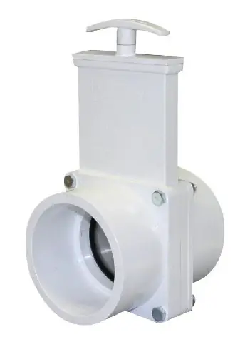 Low Price Valterra 4301 PVC Gate Valve White 3 Inch Slip