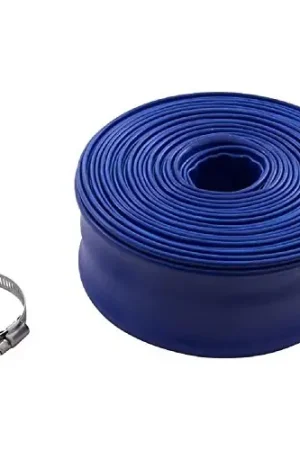High Quality Valterra B8258 2-Inch x 50-Feet Backwash Hose with Clamp