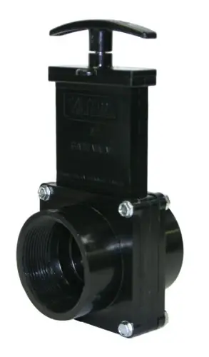 Valterra 7207 ABS Gate Valve, Black, 2 FPT Today Only