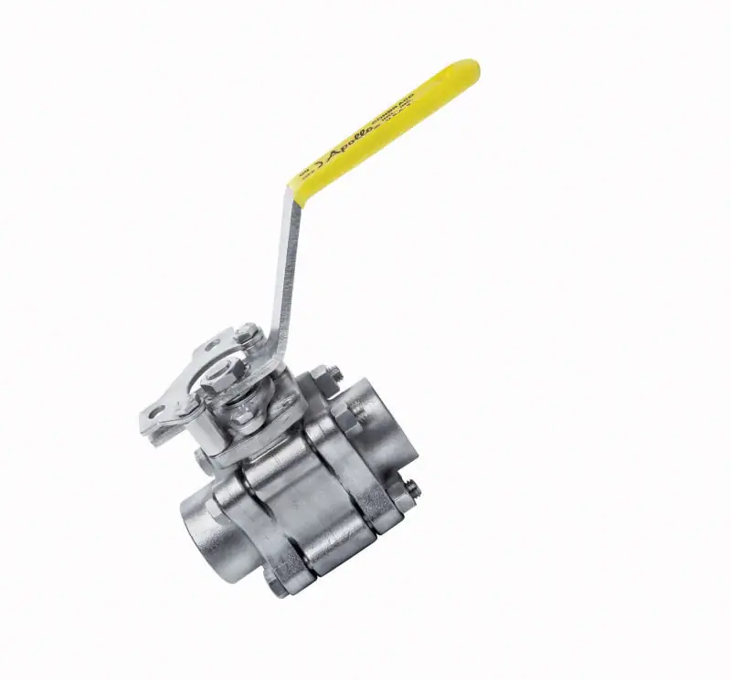 Holiday Sale Apollo Valves 86B10421 APOLLO 34 FIP STAINLESS STEEL CLASS 600 3 PIECE FULL PORT BALL VALVE WITH UHMWPE SEATS