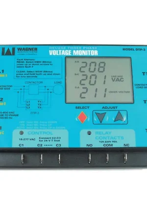 DiversiTech DTP-3 Digital 3-Phase Motor Protector 1-1/4 in. 3-Port Buy Today